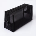 Transparent Mesh Portable Travel Toiletry Bag
